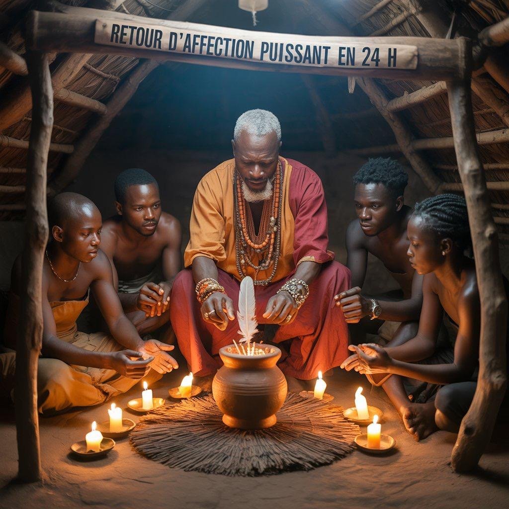 Photo d’un rituel spirituel autour d’une bougie