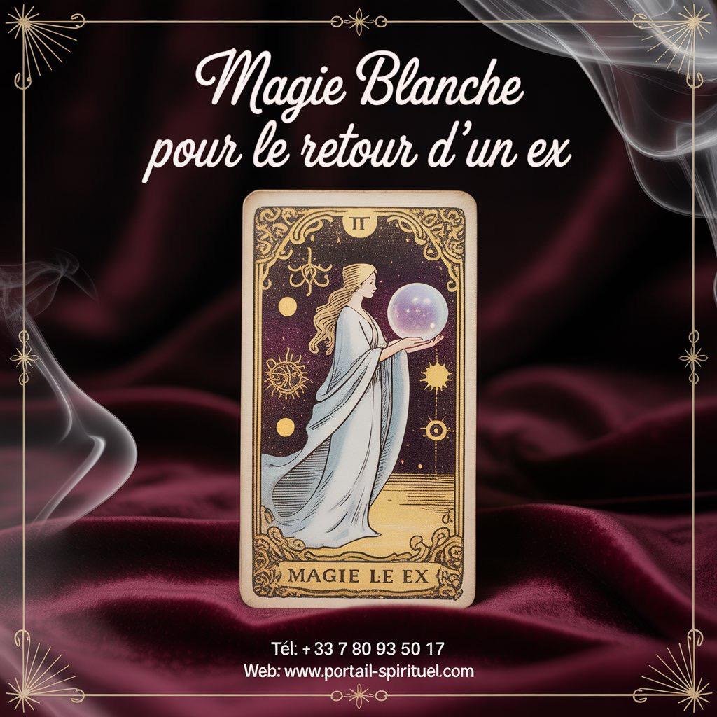 Magie blanche pour le retour d’un ex – Rituel spirituel doux pour raviver l’amour perdu.