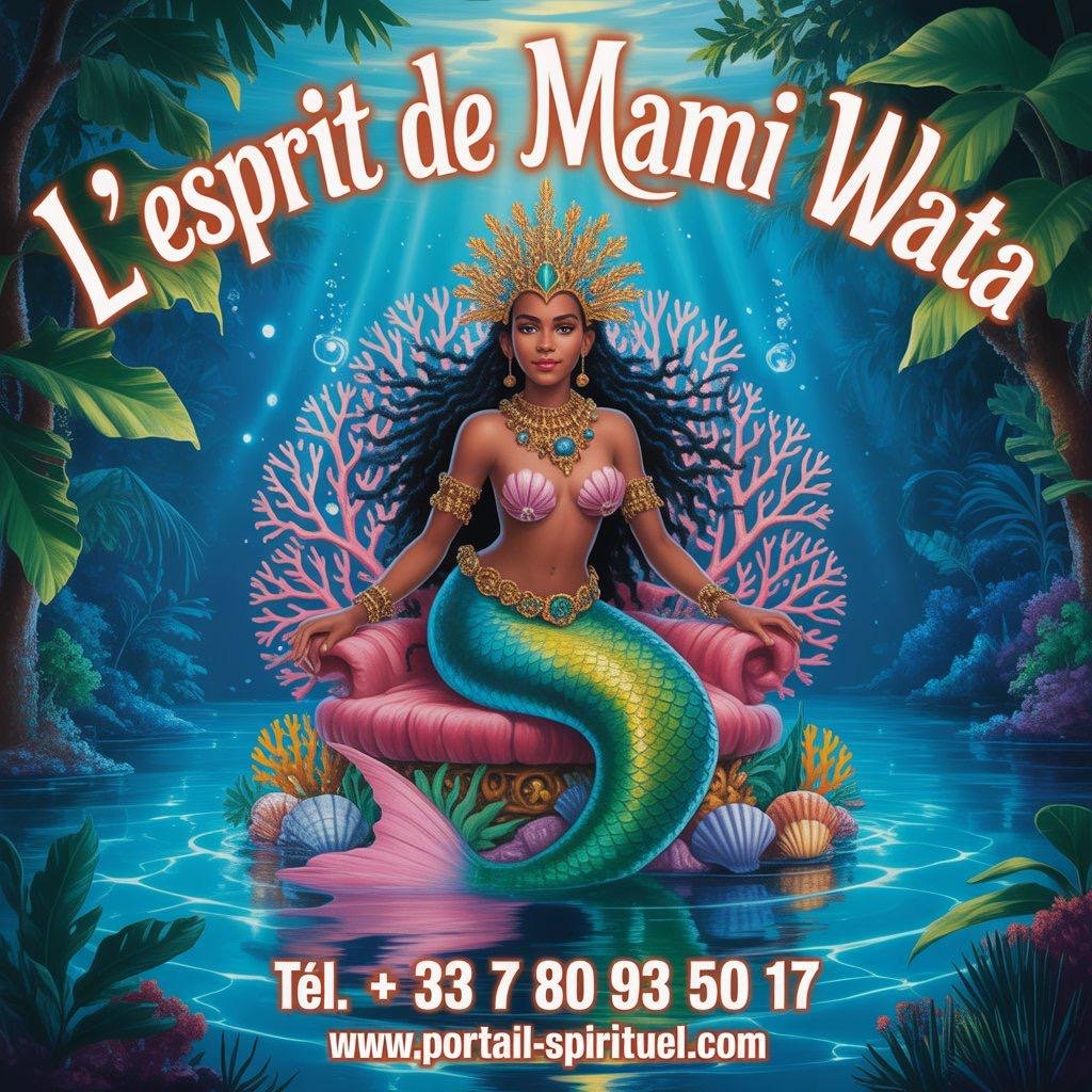 L’Esprit de Mami Wata – Divinité mystique liée à la séduction, à l’amour et à la puissance spirituelle