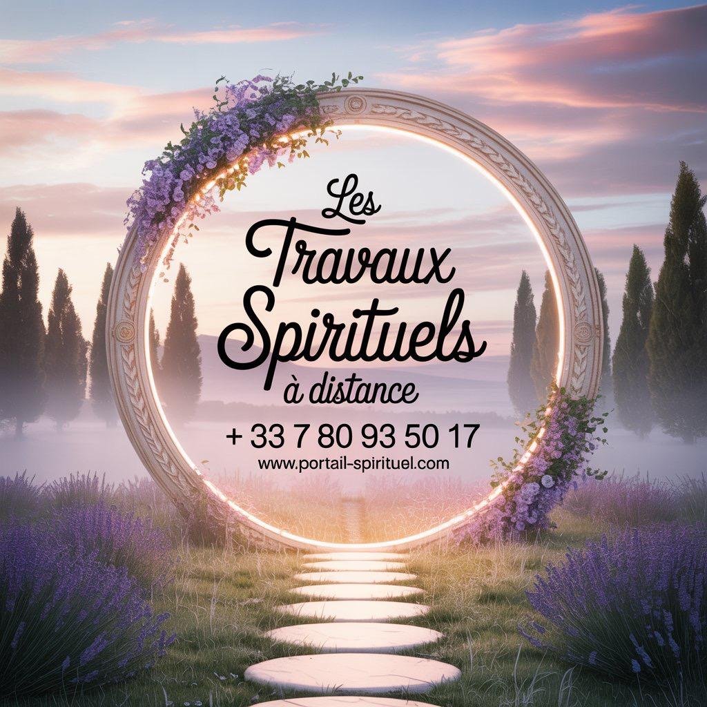 Maître ADOMAHOU réalisant des travaux spirituels efficaces à distance grâce à une connexion spirituelle puissante et sans frontières.