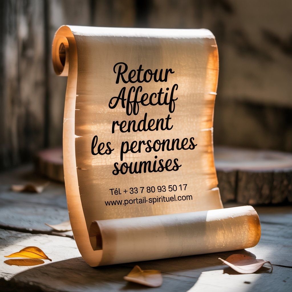 Comment fonctionnent les rituels de retour affectif qui rendent les personnes soumises : connexion spirituelle et attachement puissant avec Maître ADOMAHOU.