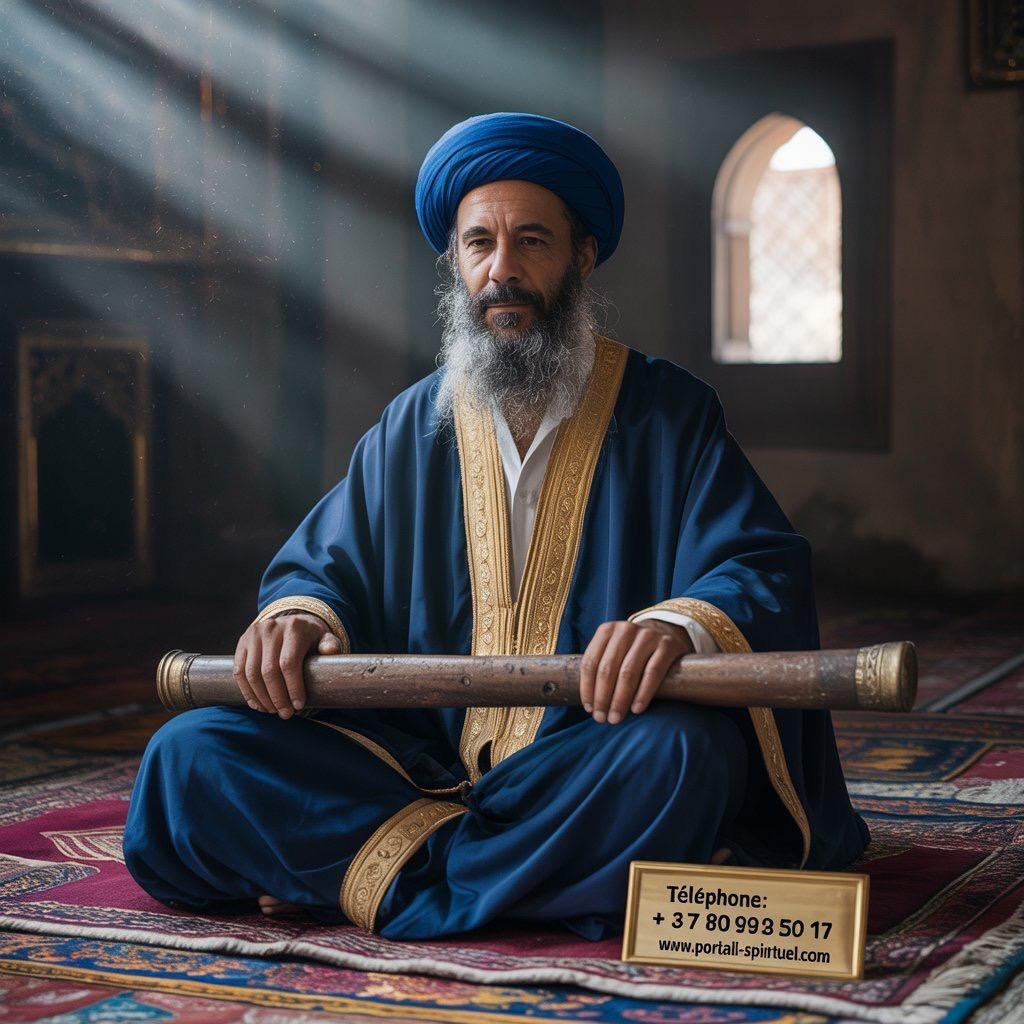 Marabout sérieux du Portail Spirituel en pleine consultation spirituelle pour résoudre vos problèmes rapidement.

