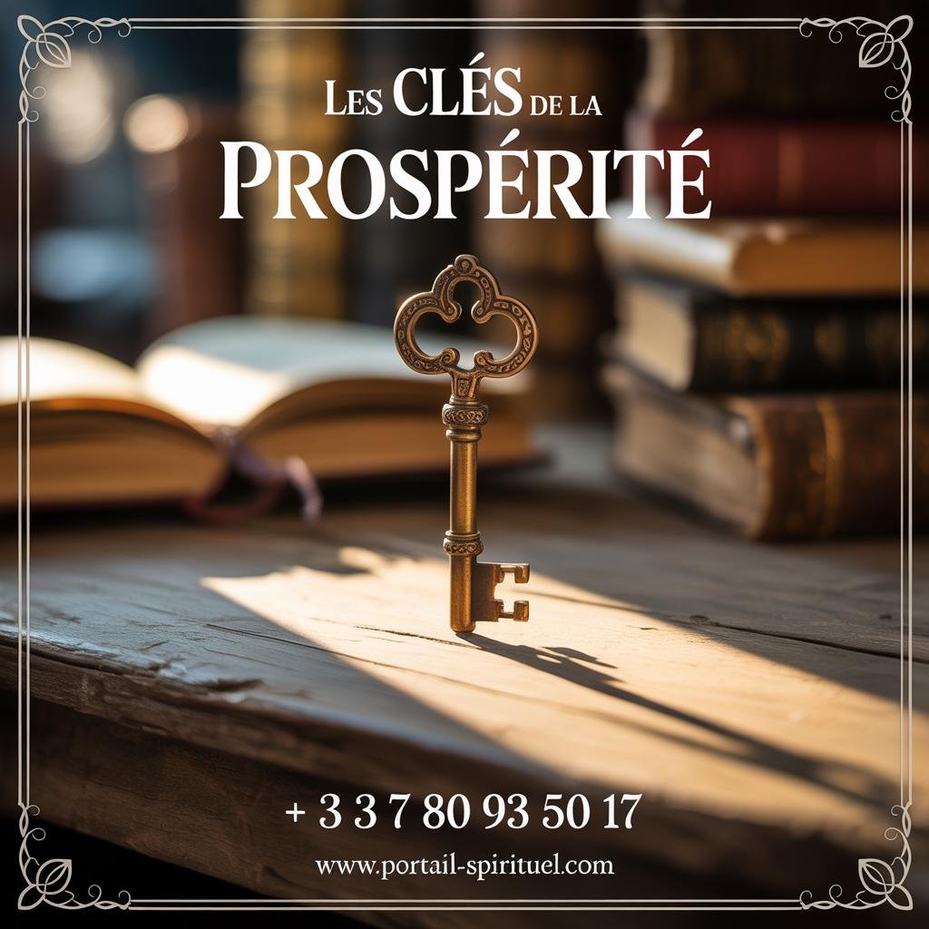 Rituel ancestral avec bougie verte illustrant Les Clés de la Prospérité et l’abondance