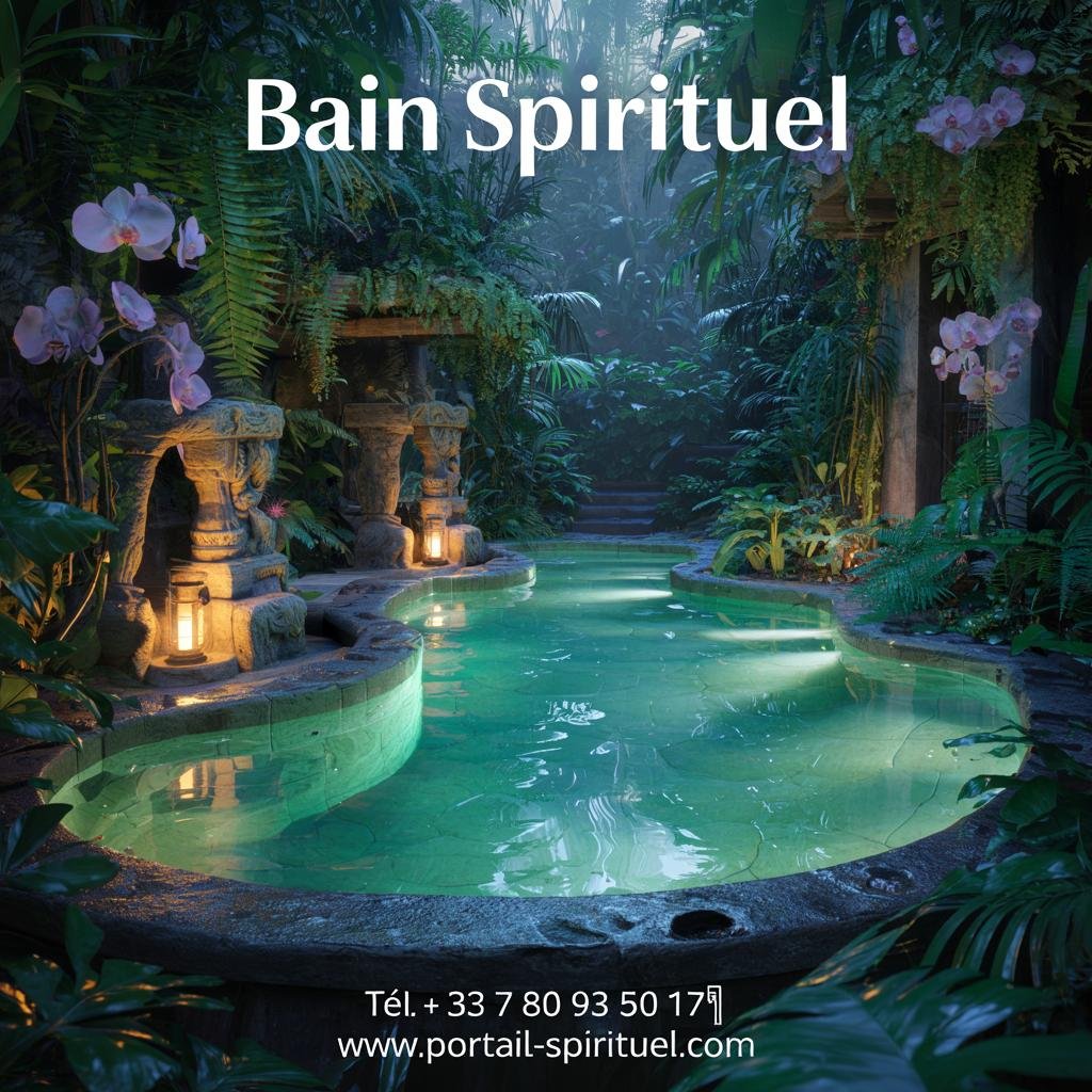 Bain Spirituel avec plantes purificatrices pour nettoyer l’aura