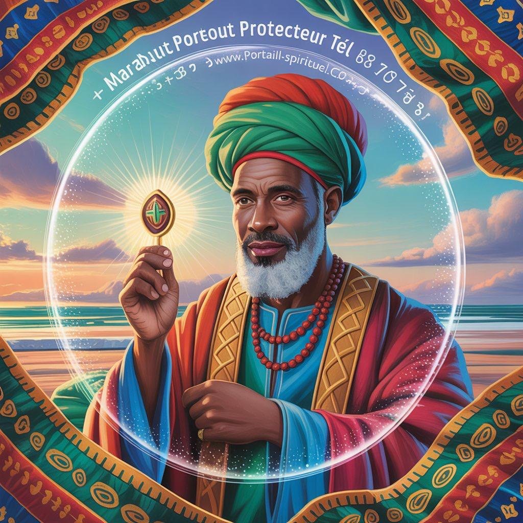 Marabout compétent effectuant un rituel de prospérité pour débloquer une destinée financière