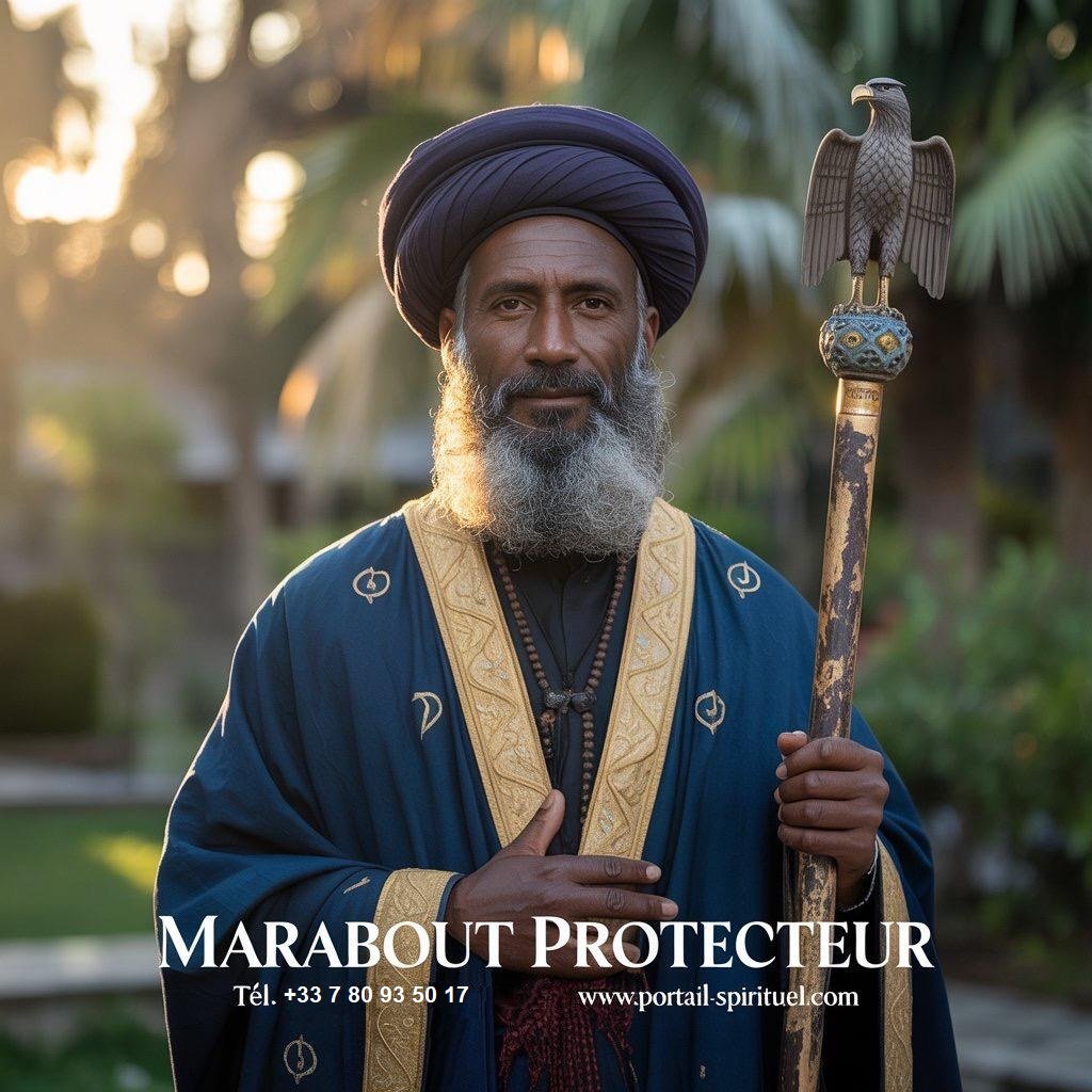 Rituel de purification effectué par un marabout protecteur pour éloigner le mal