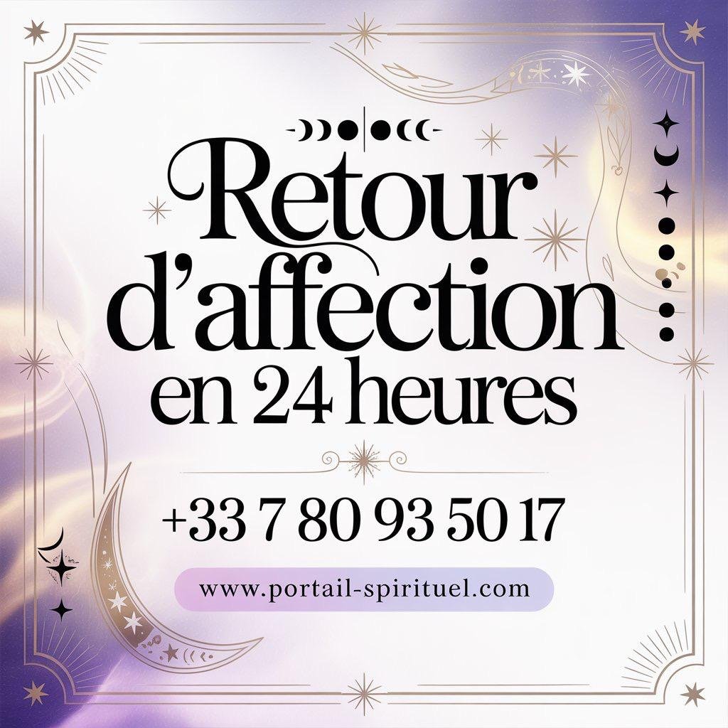 Retour affectif rapide 24h France