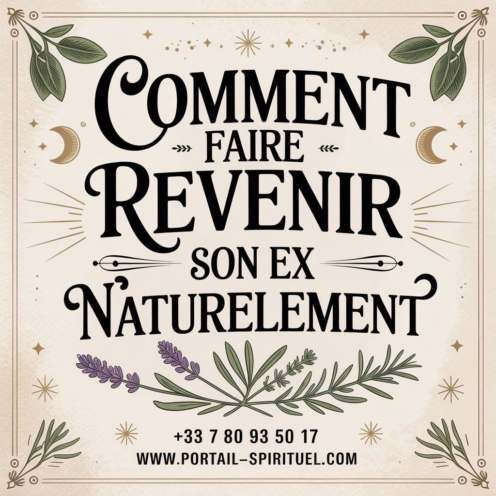 Comment faire revenir son ex naturellement et reconstruire une relation amoureuse